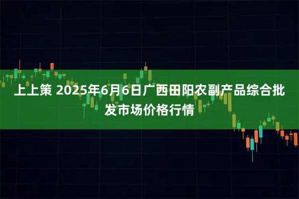 上上策 2025年6月6日广西田阳农副产品综合批发市场价格行情