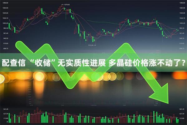 配查信 “收储”无实质性进展 多晶硅价格涨不动了？